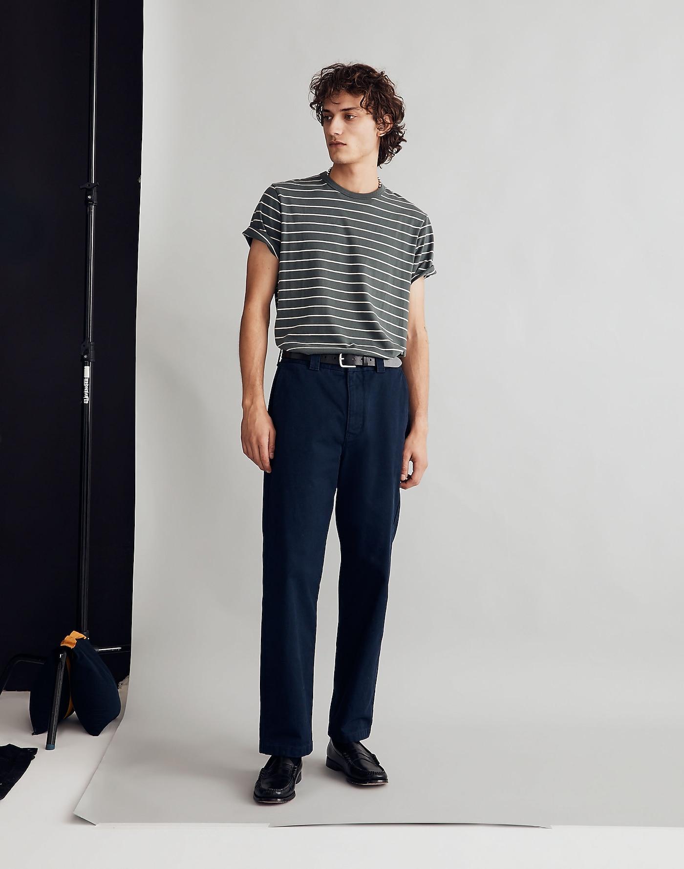 MW Vintage Straight Chino Pants in Blue for Men | Lyst