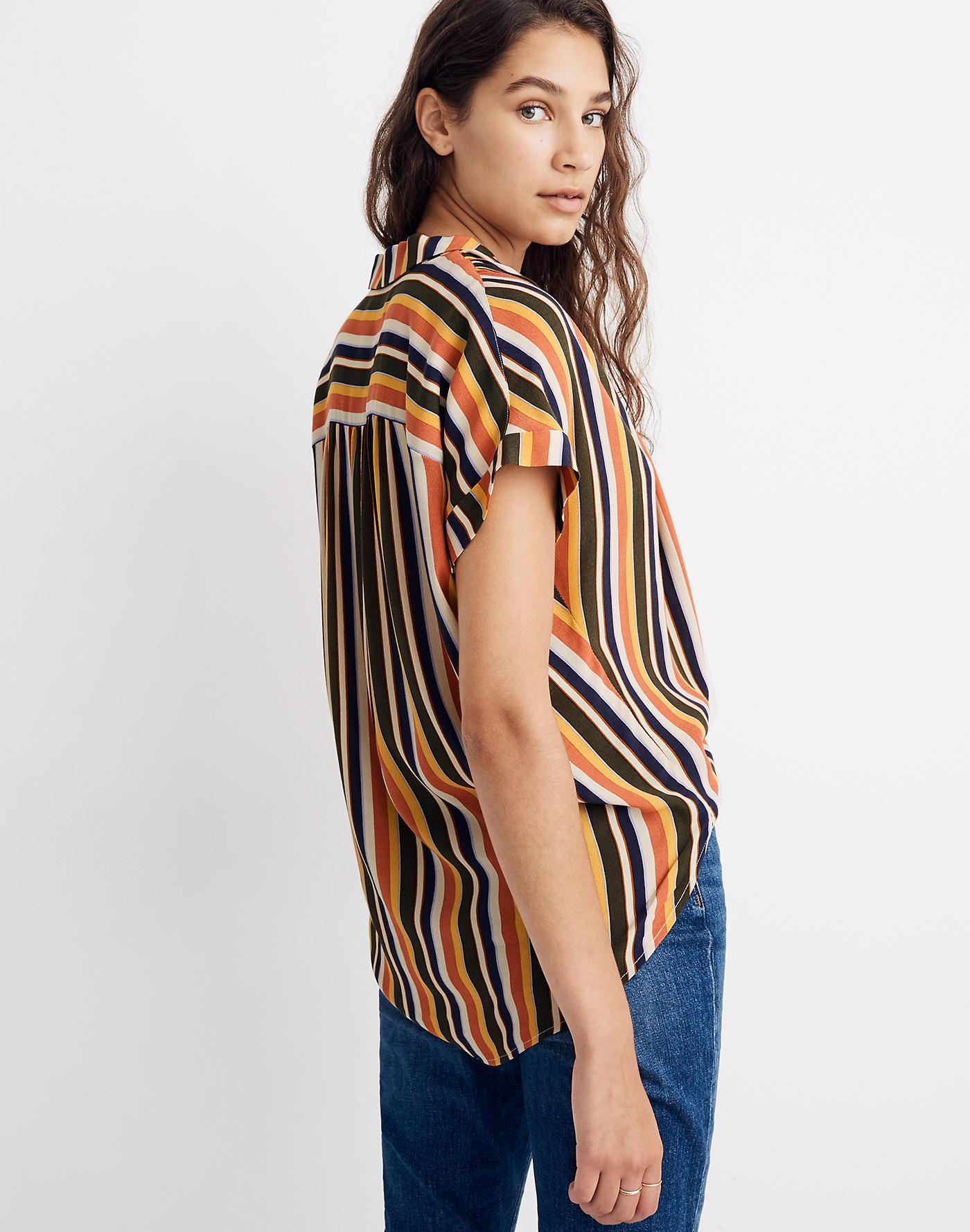 madewell central shirt black