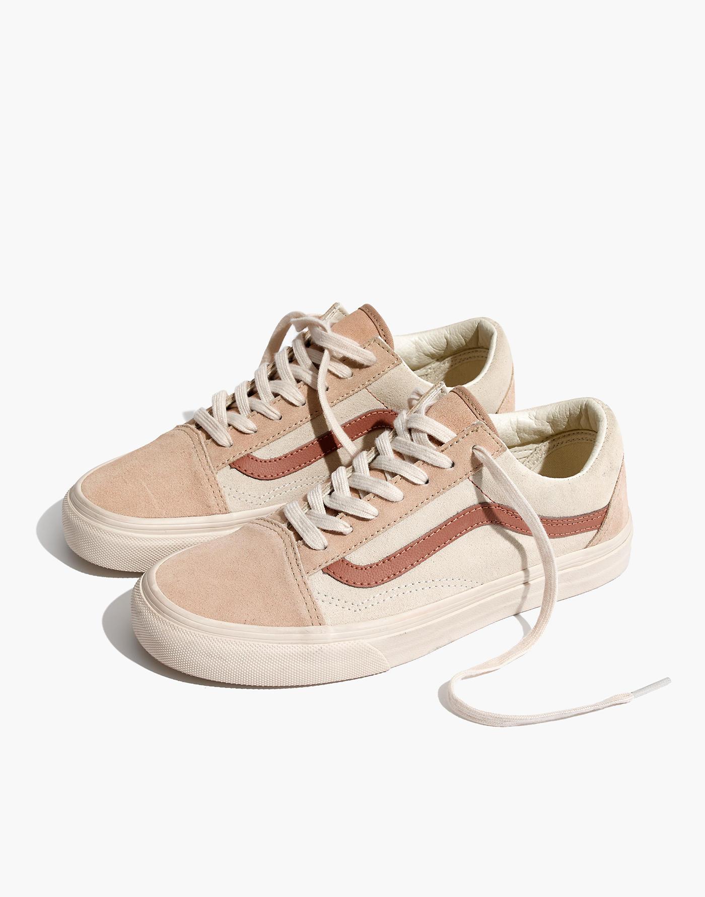 Madewell X Vans Unisex Old Skool Lace-up Sneakers In Colorblock in Natural - Lyst