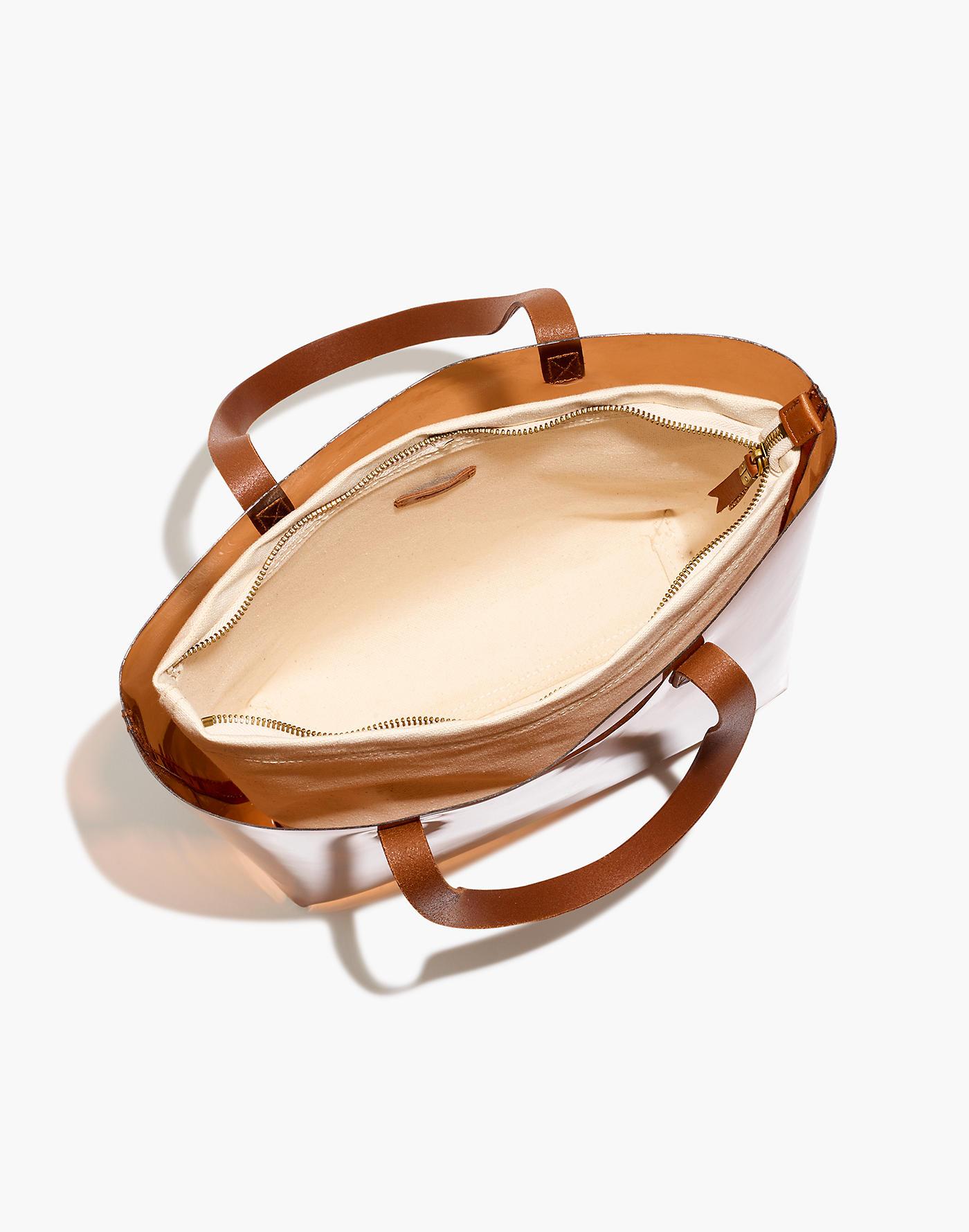 Madewell Leather The Medium Transport Tote: Crystalline Edition in Amber Brown (Brown) - Lyst