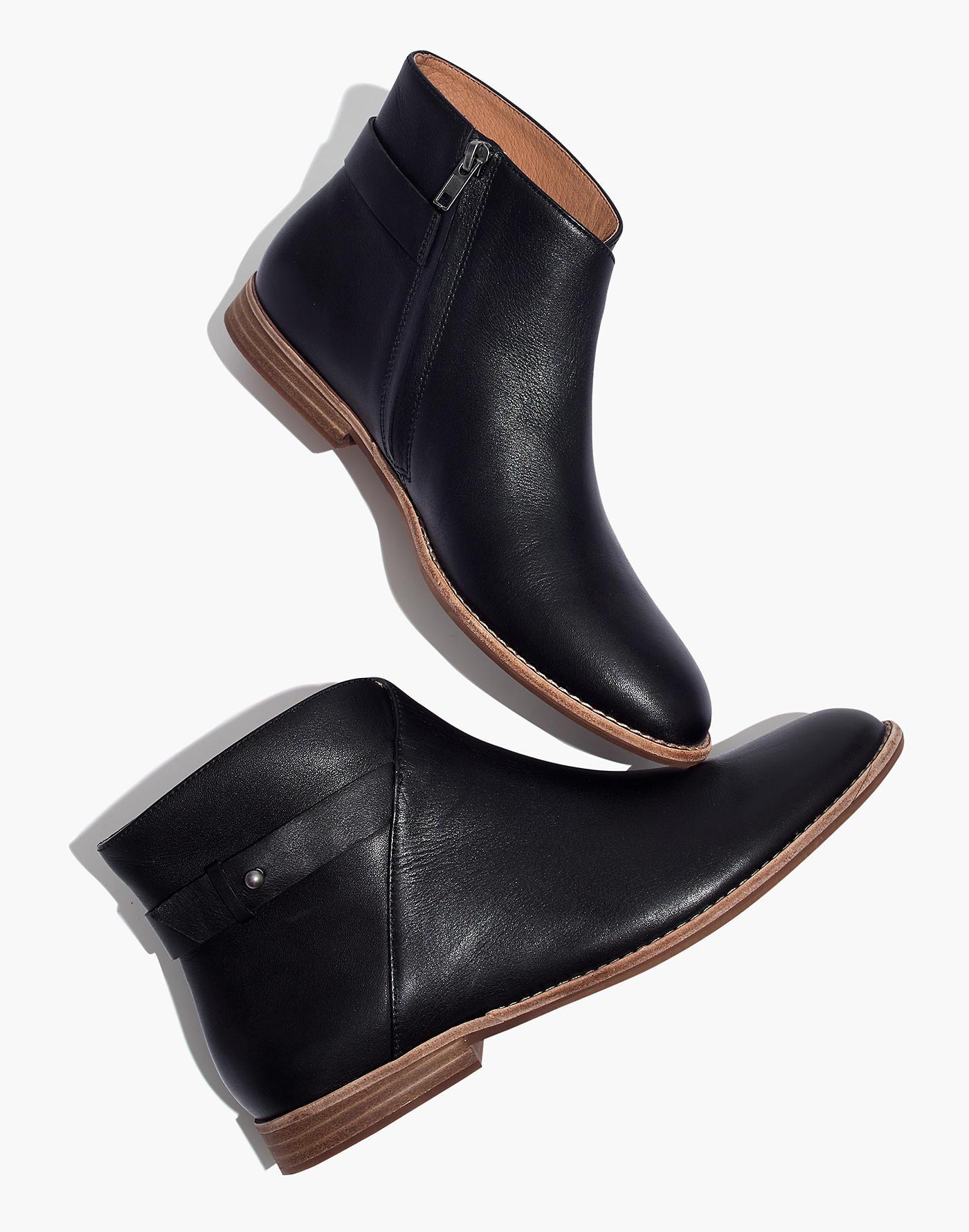 flat long boot
