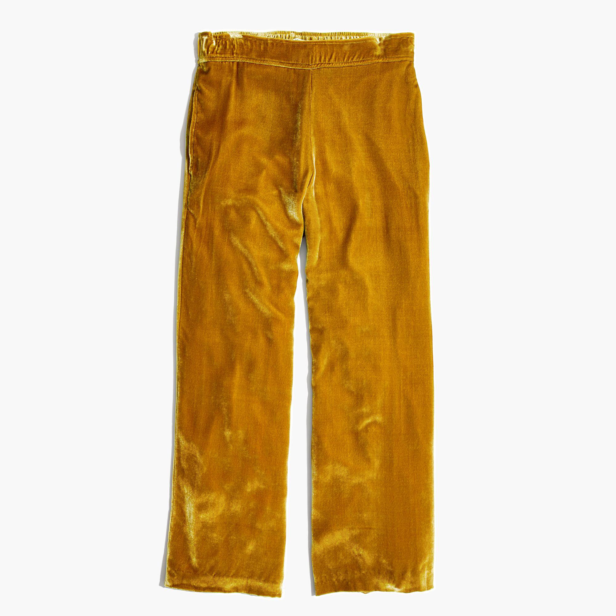 velvet pants madewell