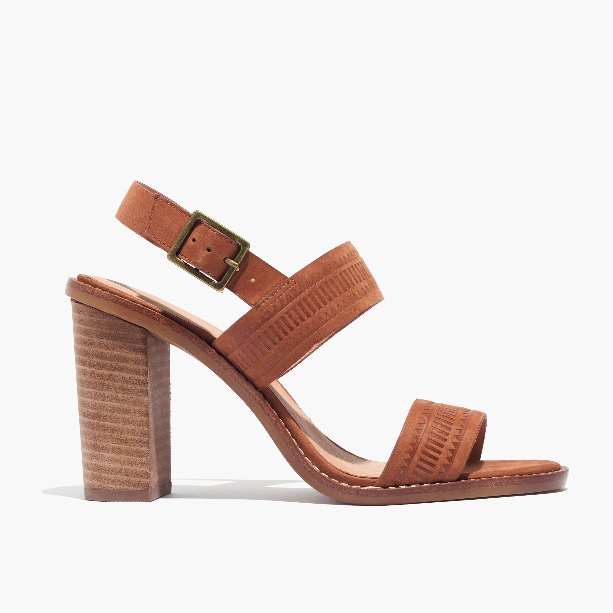 madewell block heel sandal