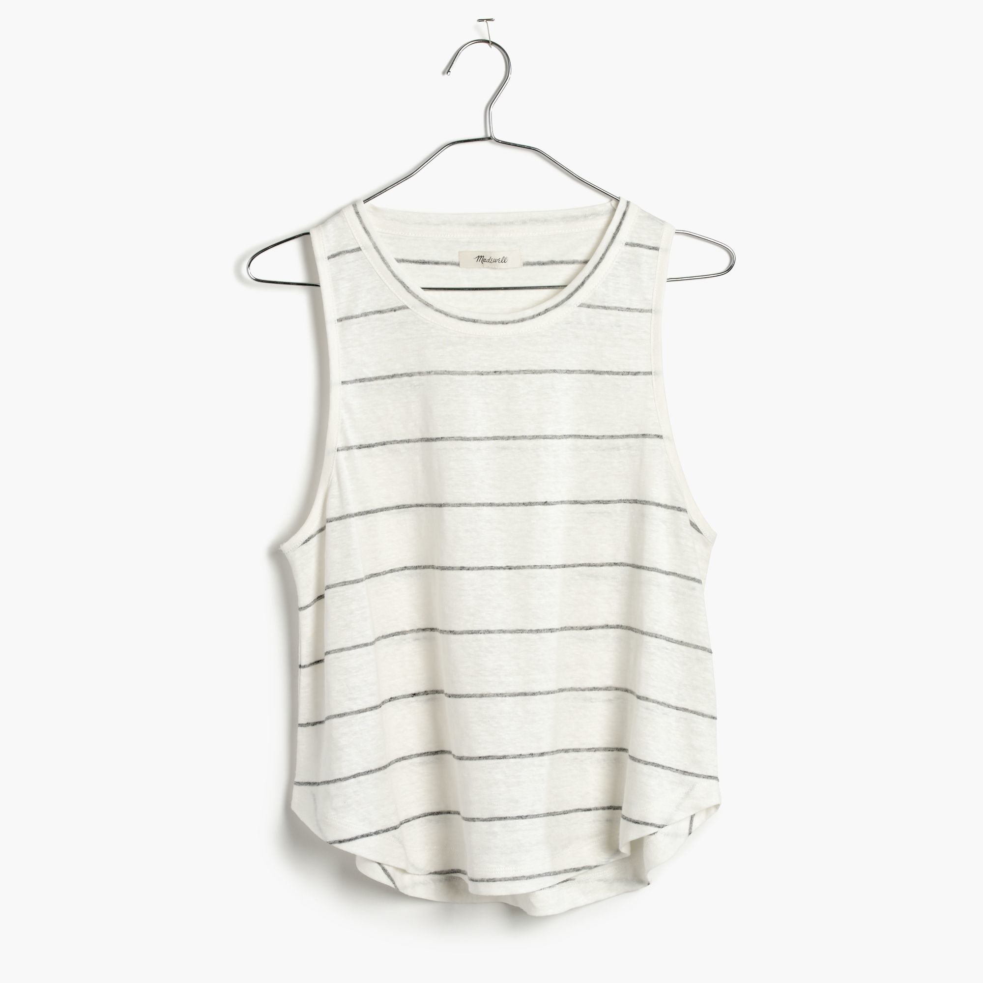 Madewell Linen Allegro Top In Soledad Stripe in Bright Ivory (Natural ...