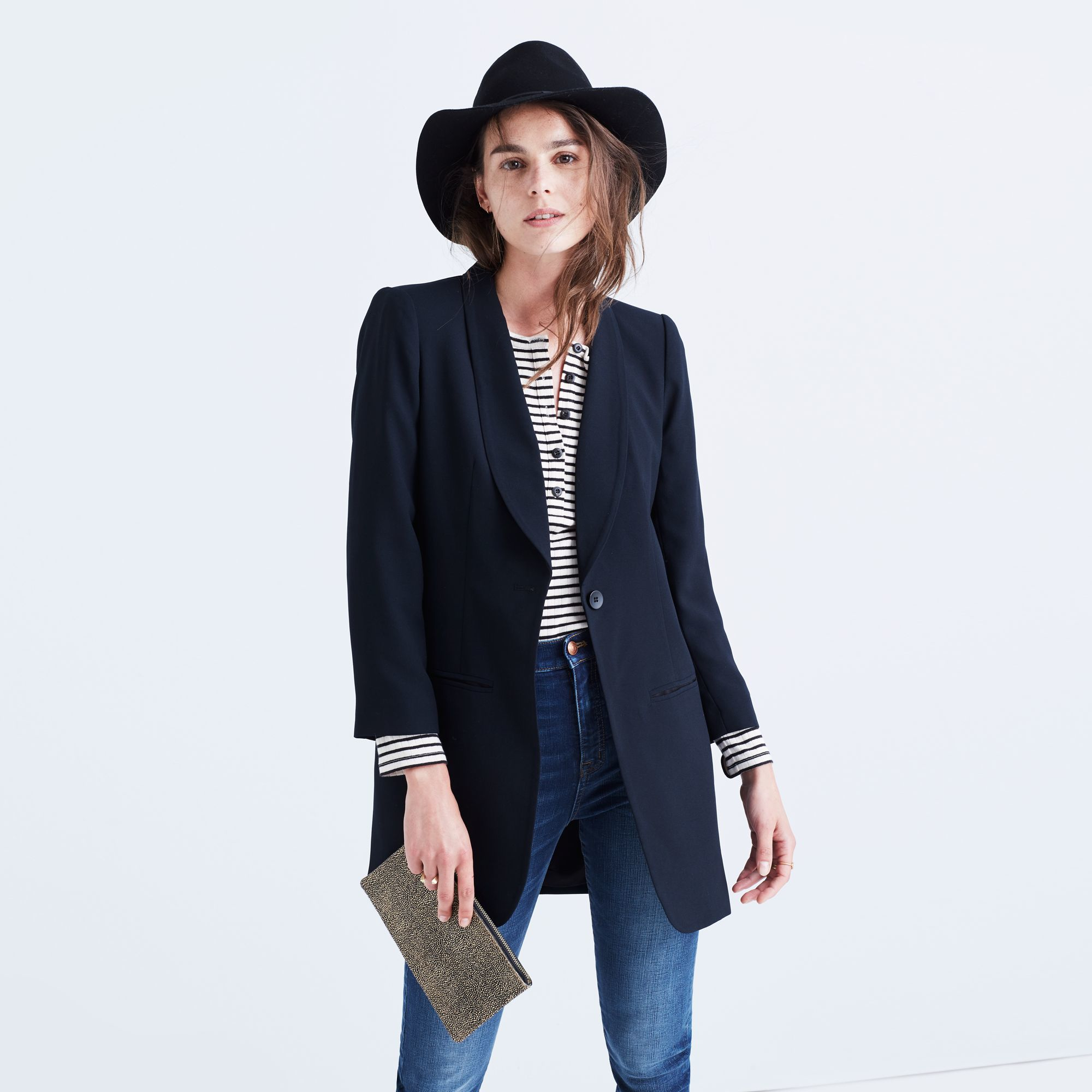 drapey blazer