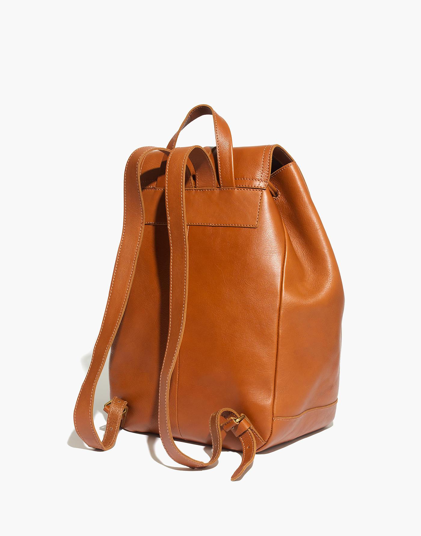 madewell leather backpack
