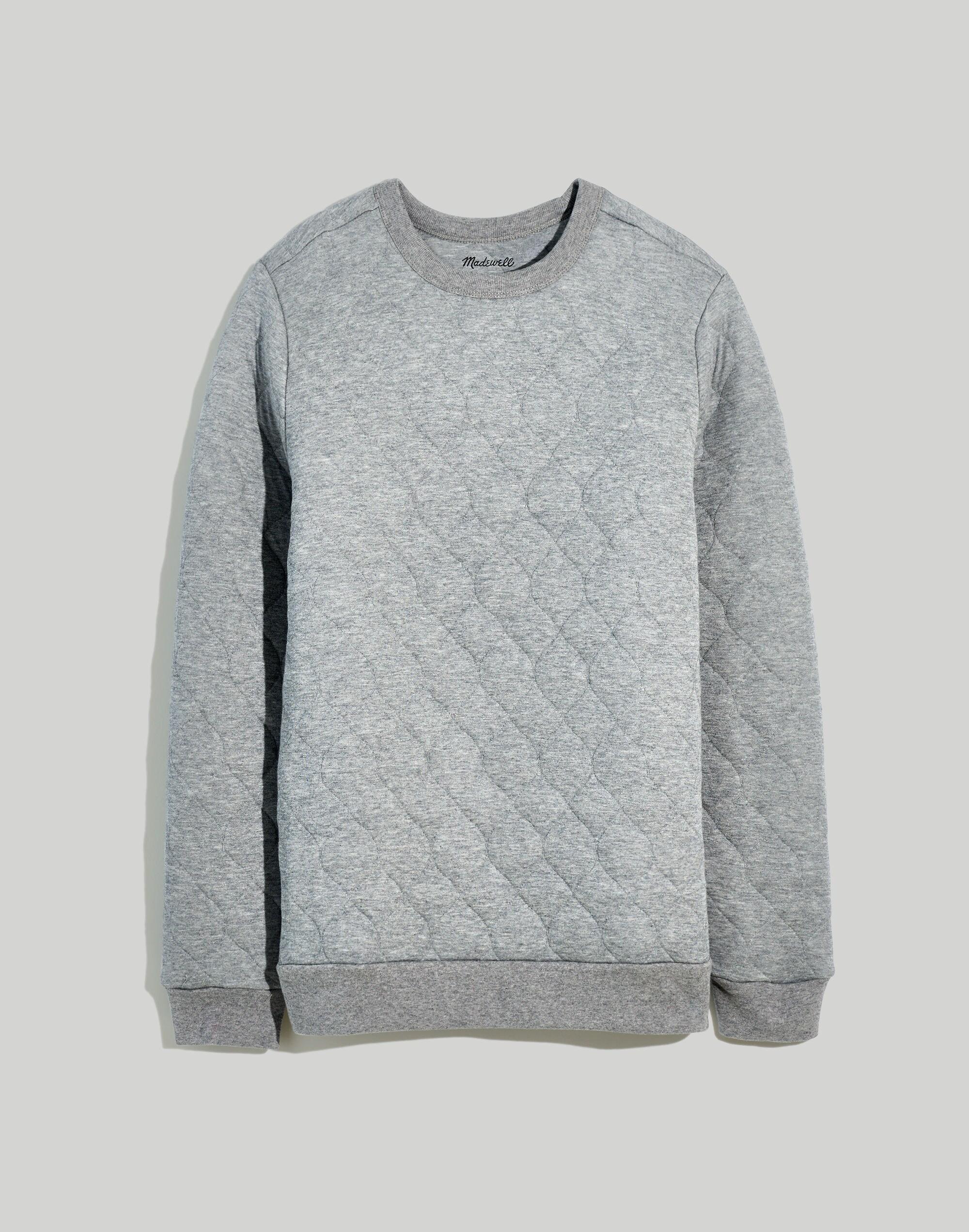 MW Quilted Sweatshirt in Grey for Men | Lyst UK