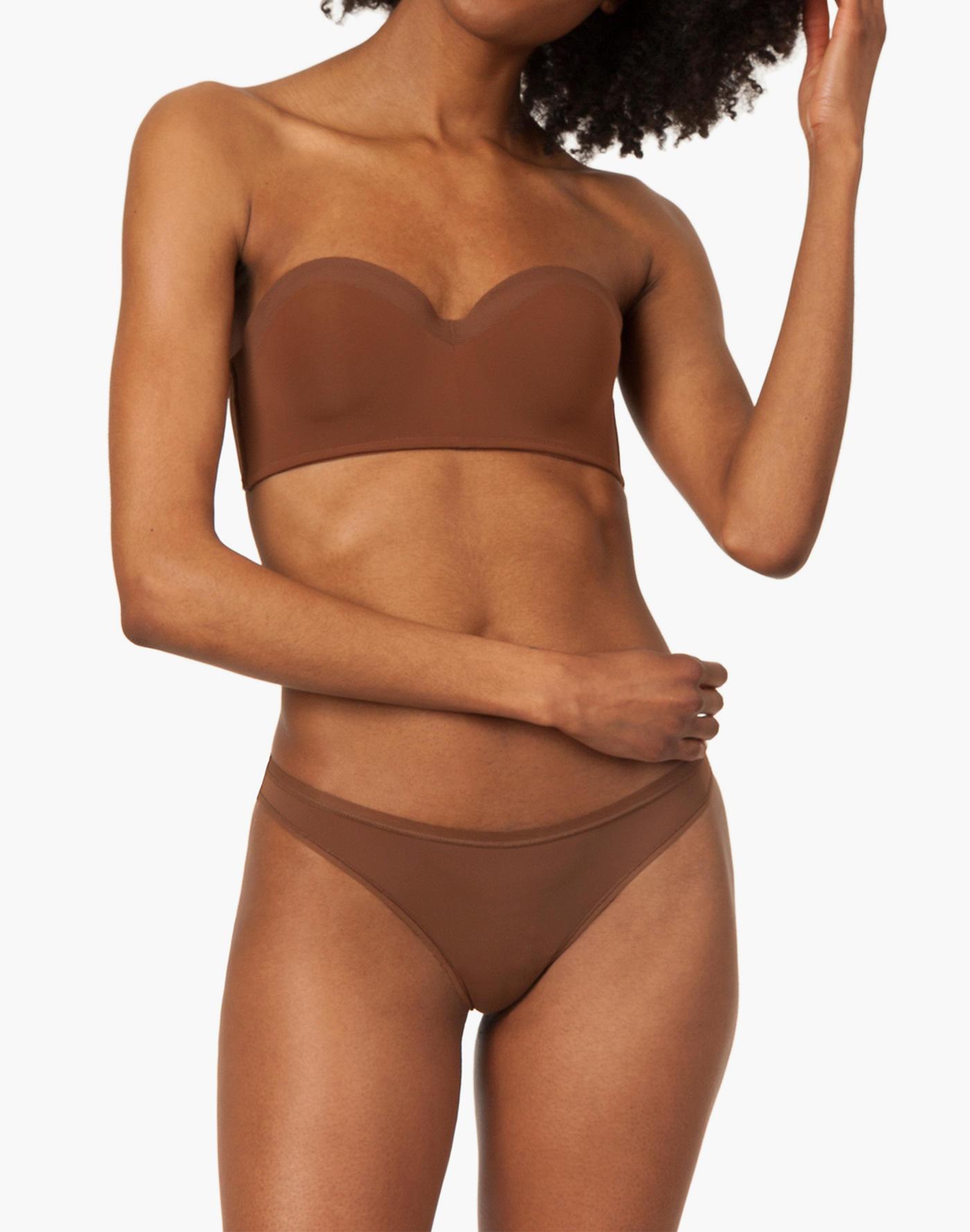 Madewell Synthetic Lively™ Nowire Strapless Bra in Dark Nude (Brown) Lyst