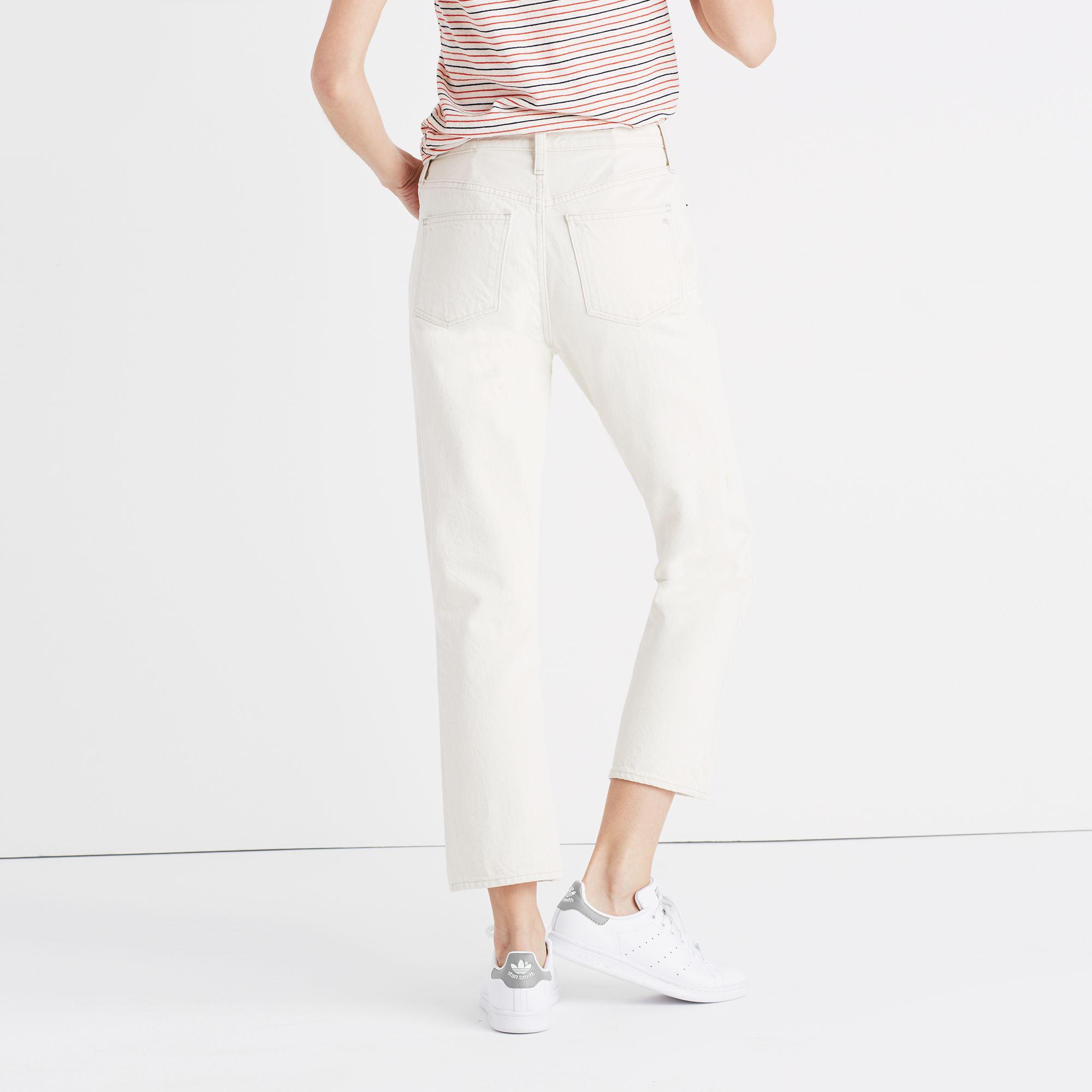 madewell retro crop bootcut jeans