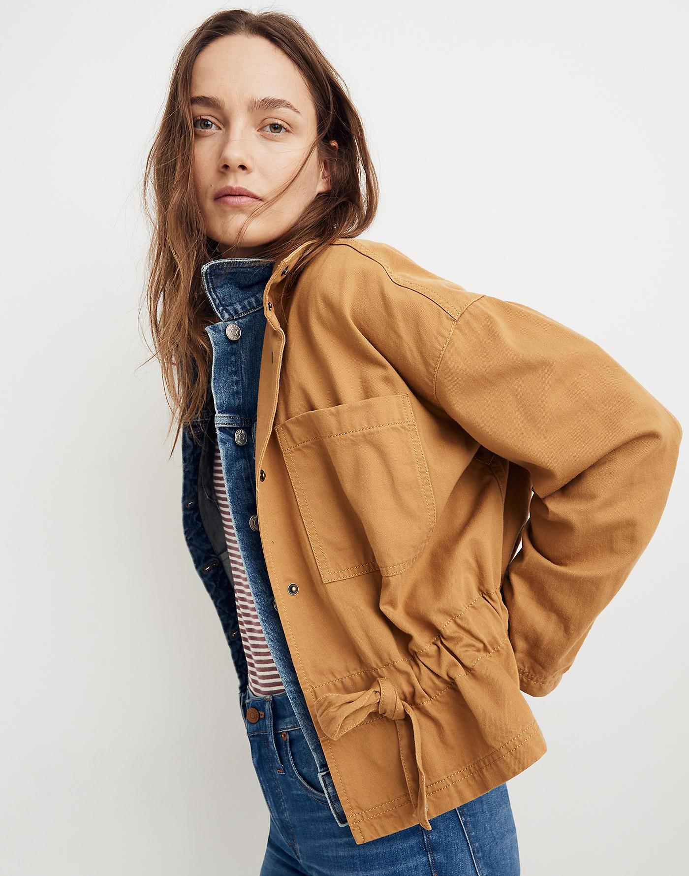 Madewell Cotton Southlake Military Jacket - Lyst