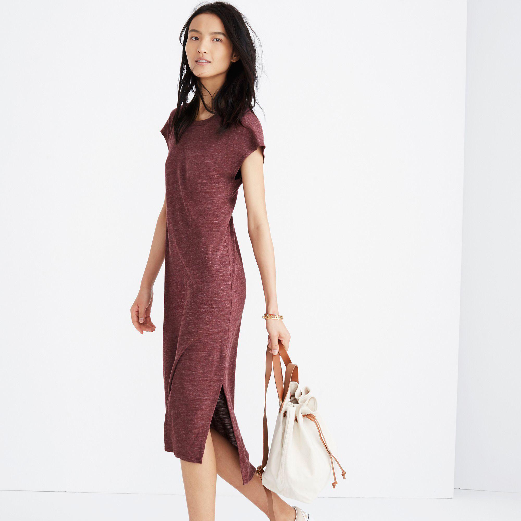 madewell horizon midi dress