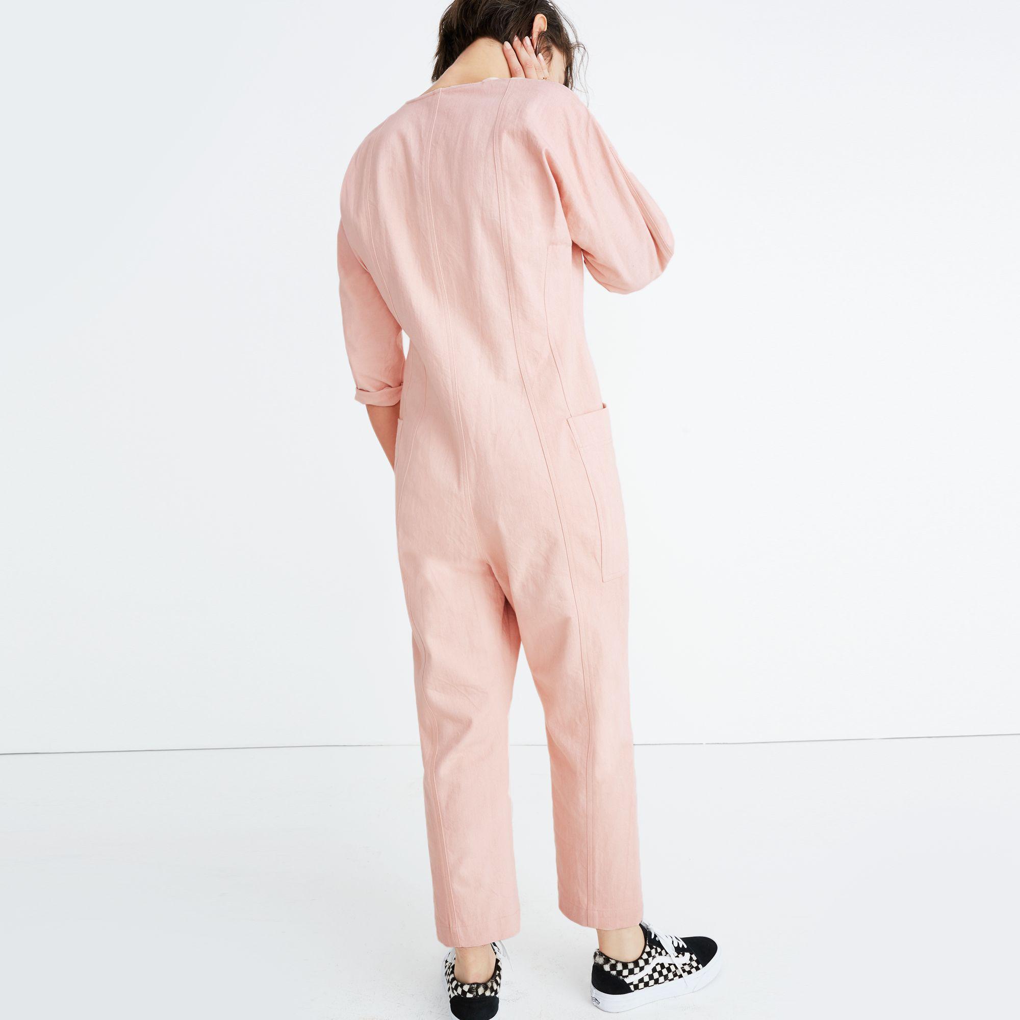 Lyst Madewell Apiece Aparttm Fit Flare Flame Thrower Pink Denim