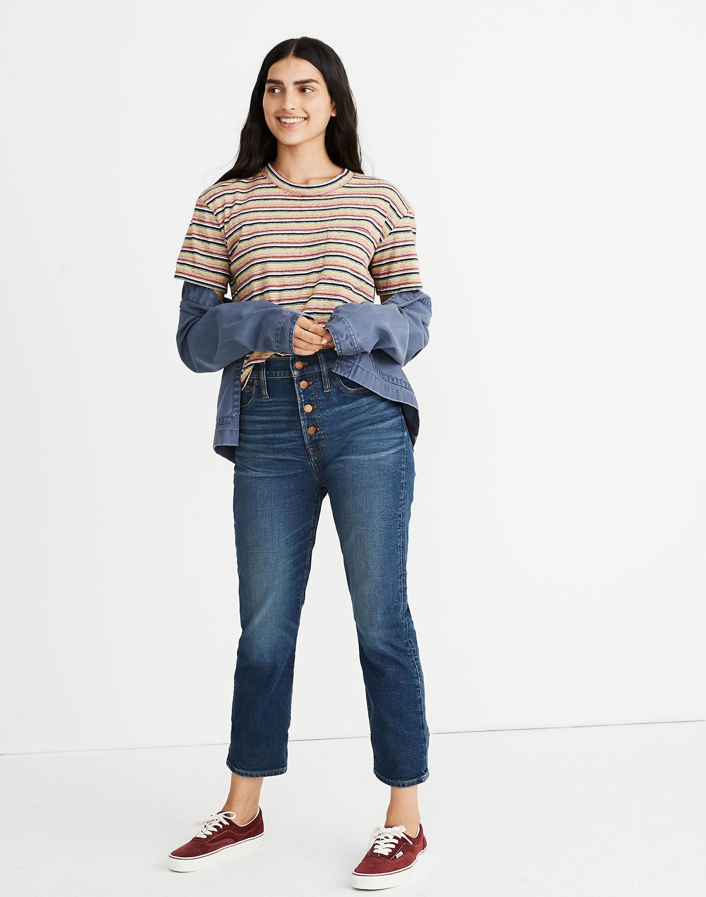 Madewell Cotton The Petite Perfect Vintage Jean In Clearview Wash ...