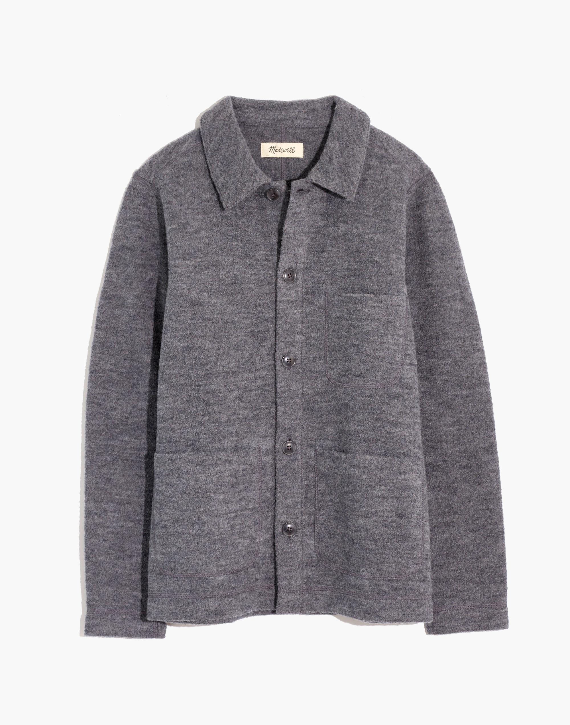 MW Boiled Wool Chore Jacket in Gray for Men Lyst