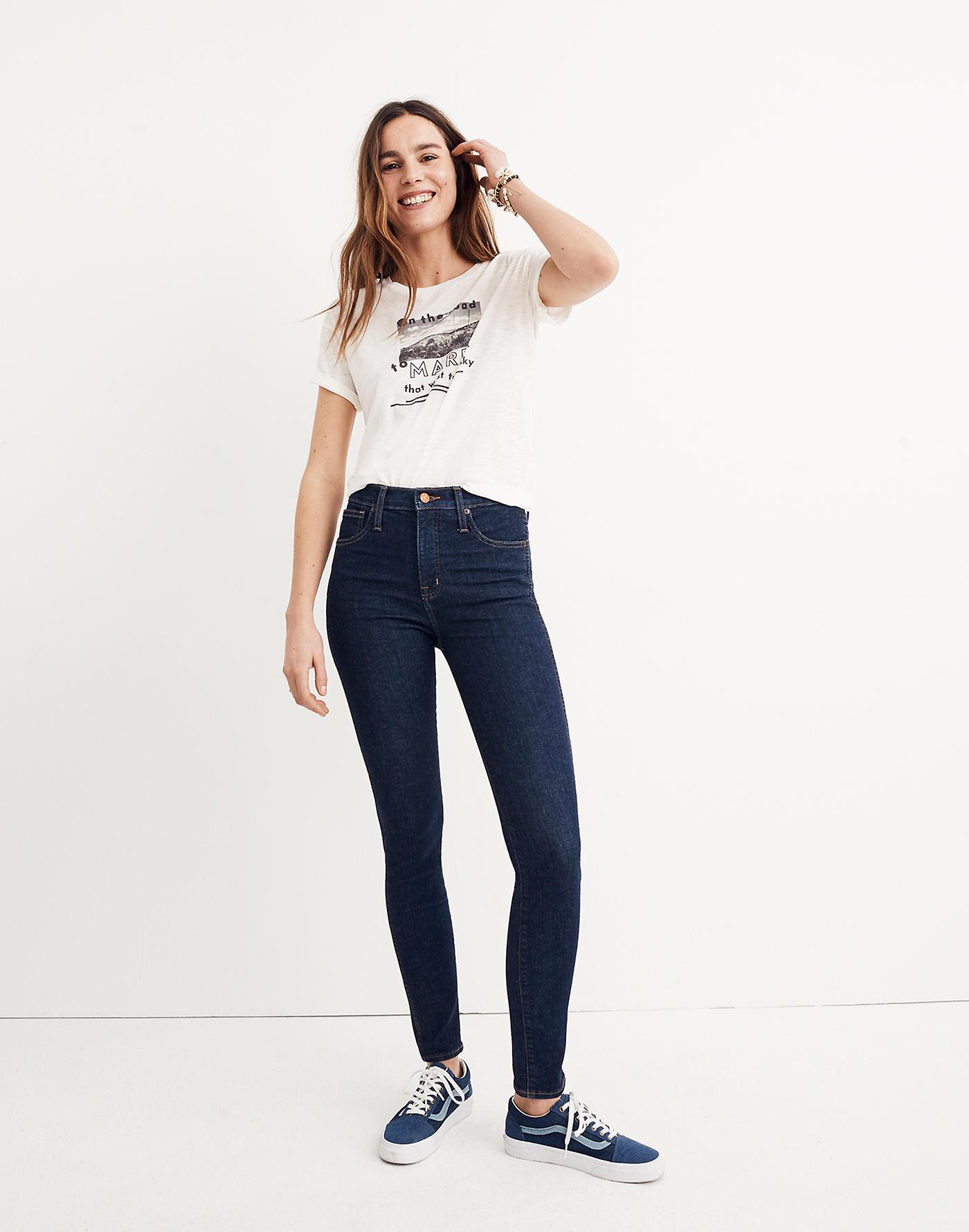 madewell 10 high rise skinny jeans