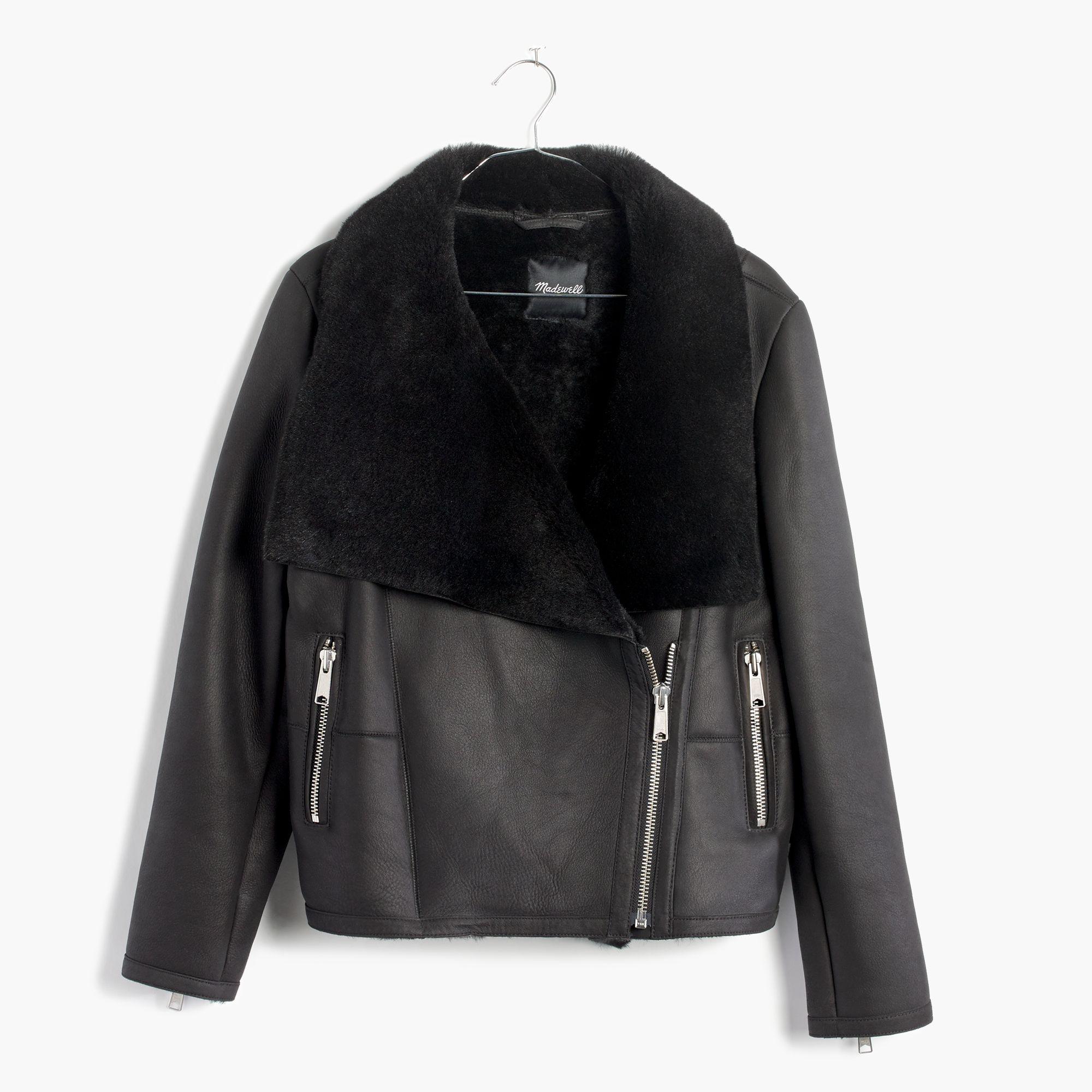 madewell shearling jacket