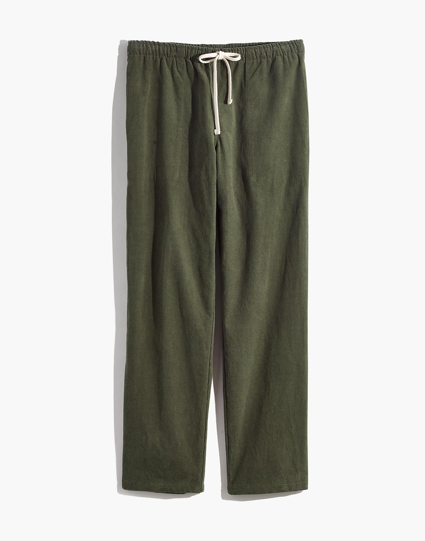 Madewell Battenwear® Corduroy Active Lazy Pants in Olive (Green) for
