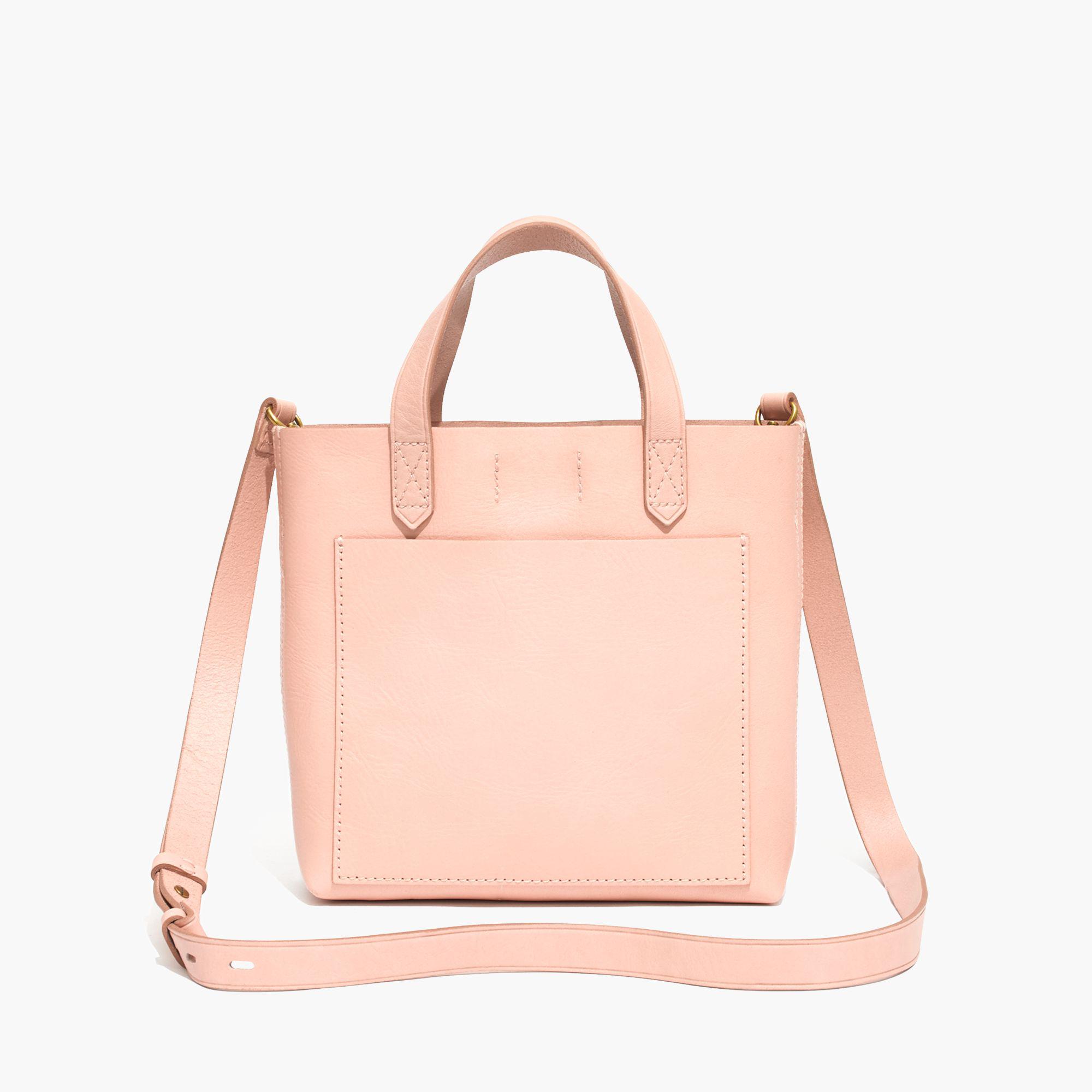 madewell pink tote