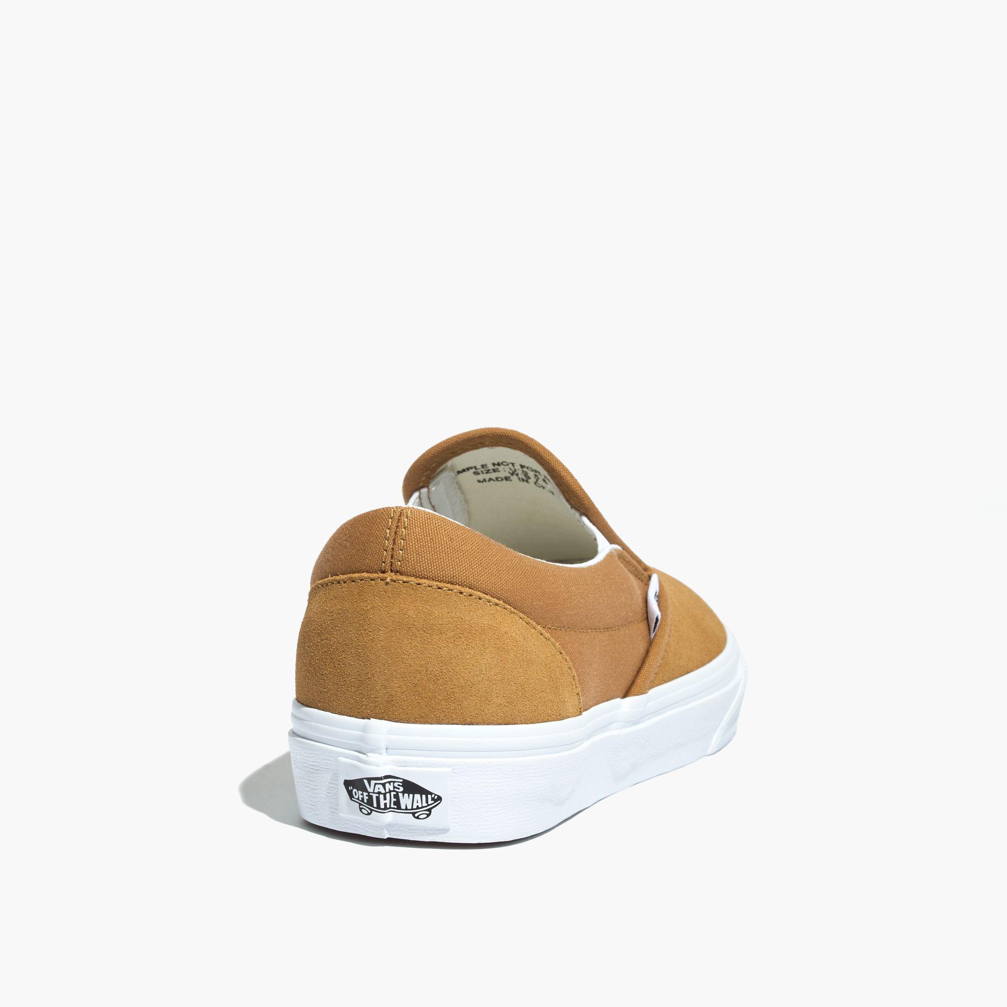 madewell vans suede and sherpa