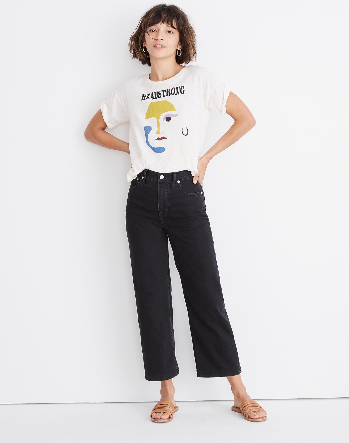 Madewell Denim Petite Slim Wide-leg 