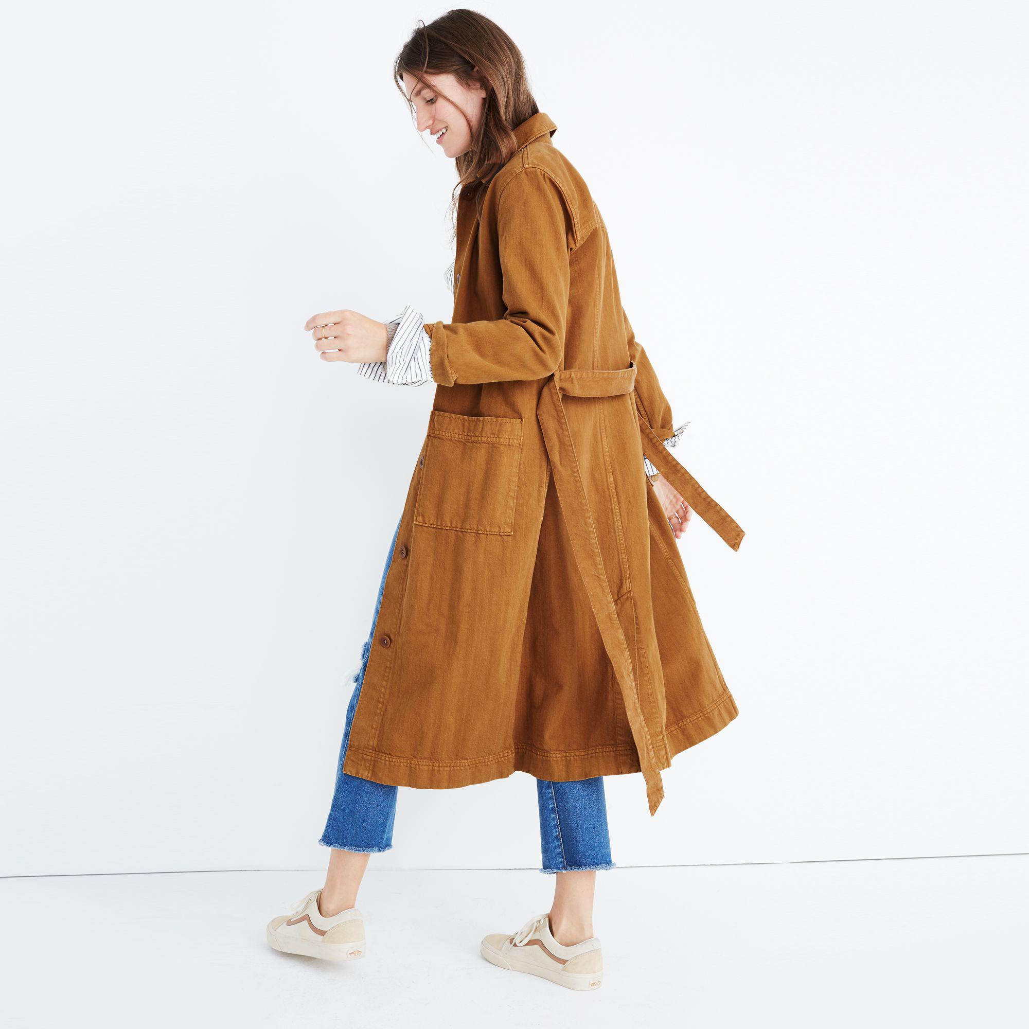 Denim Duster Coat: Garment-dyed Edition 
