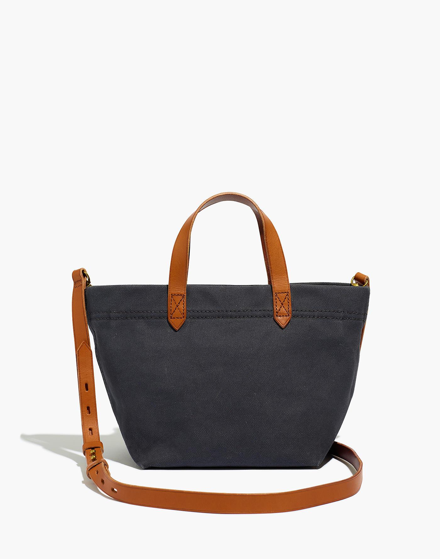 Madewell The Canvas Small Ziptop Transport Crossbody in Black Lyst