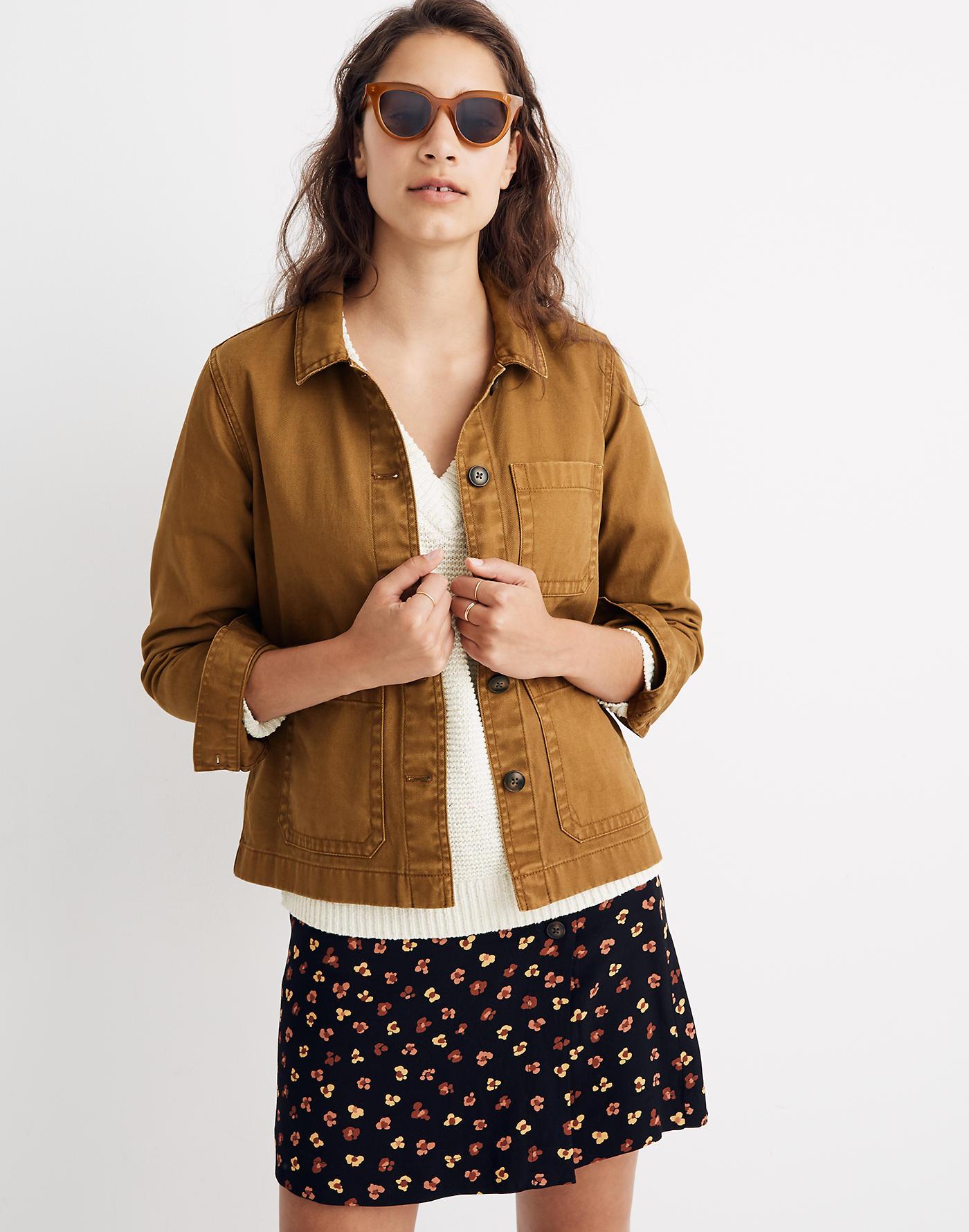 Madewell Cotton Garment-dyed Ashwood 