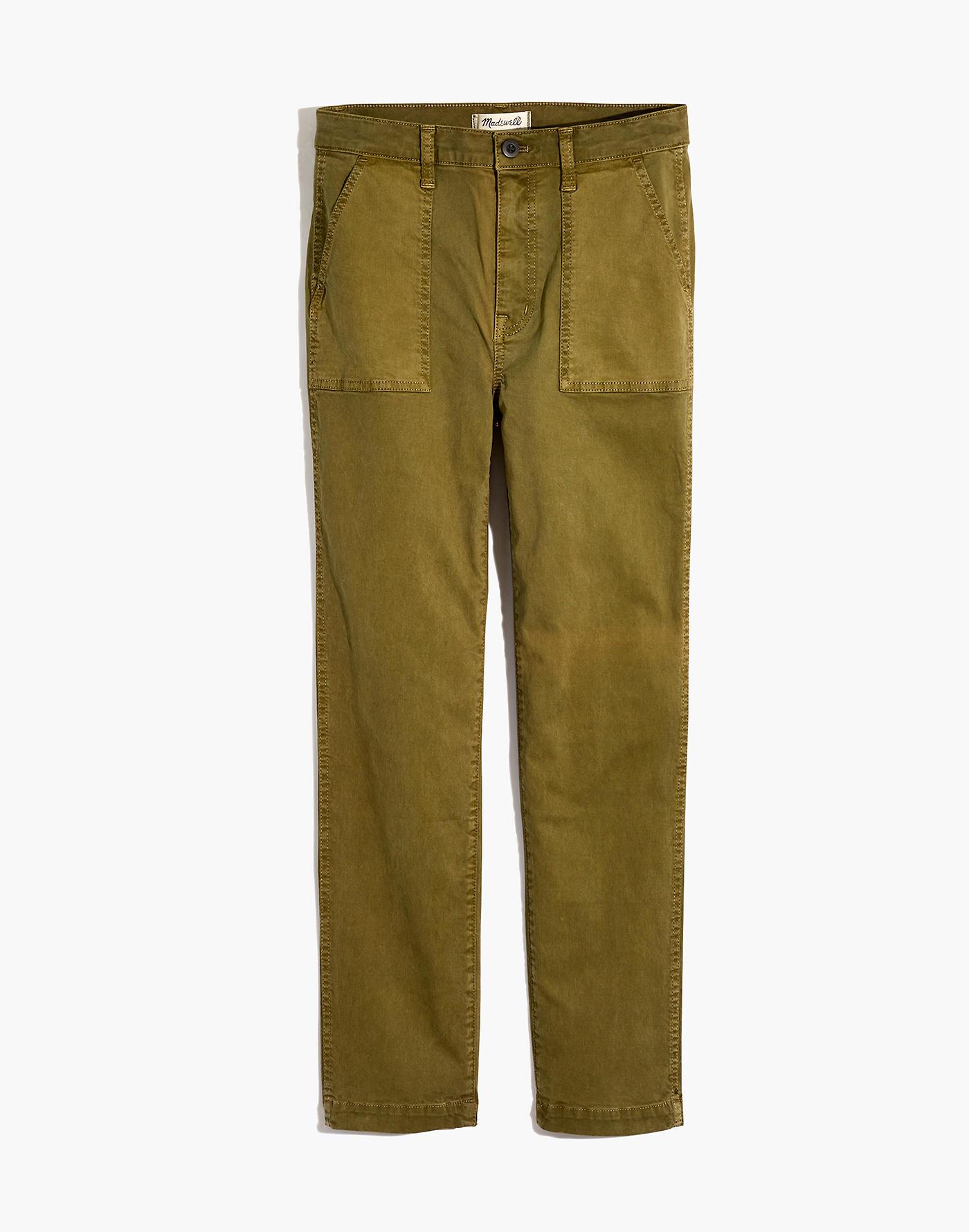 madewell stovepipe fatigue pants