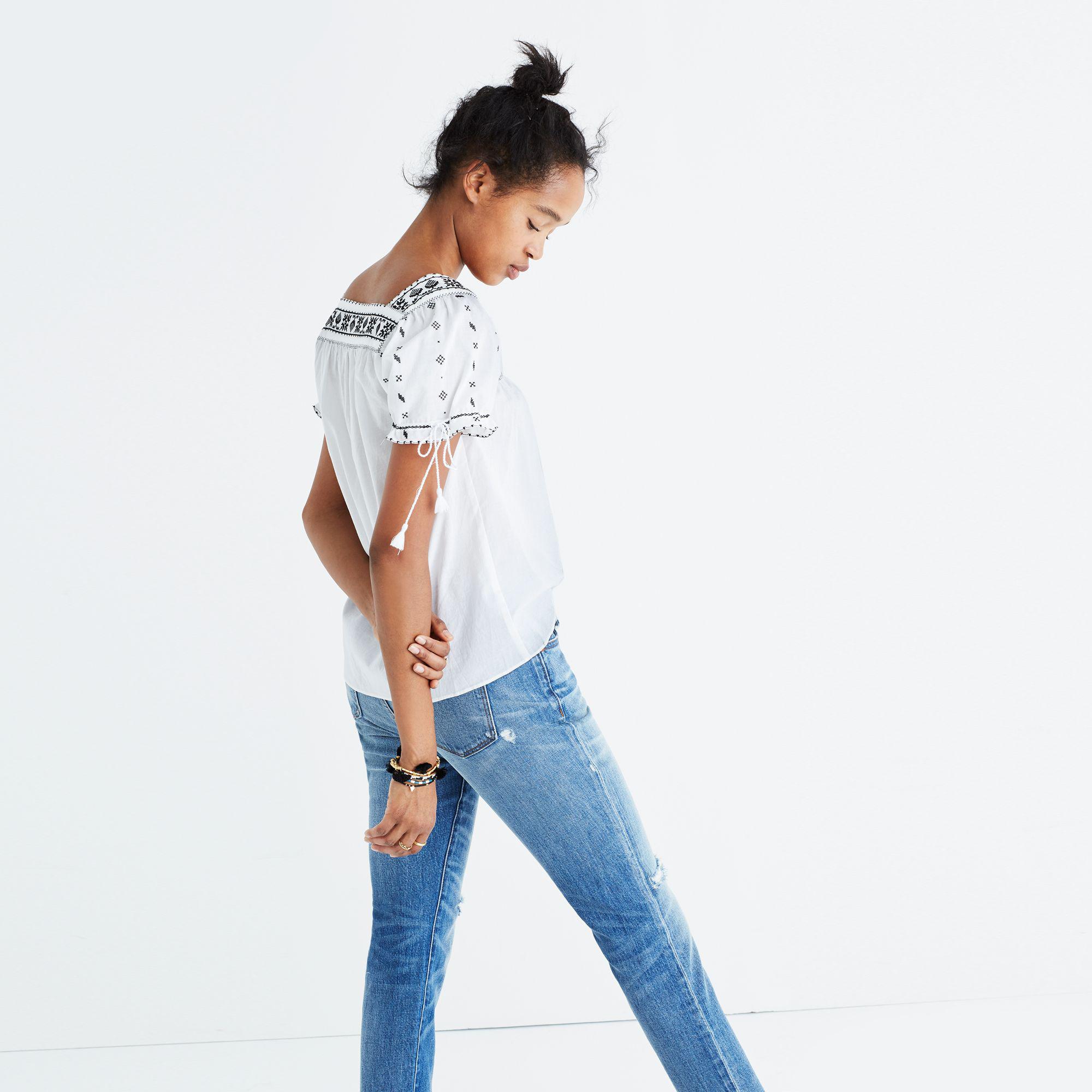 madewell peasant top