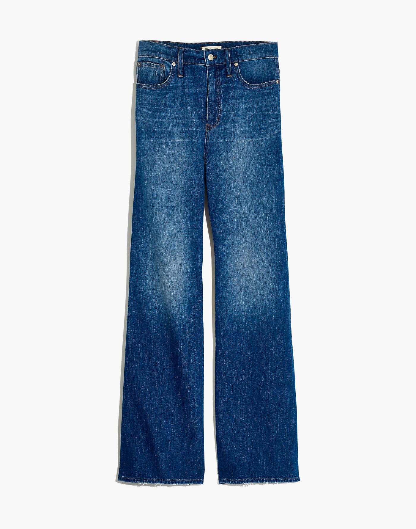 Madewell Denim Petite 11" Highrise Flare Jeans in Blue Lyst