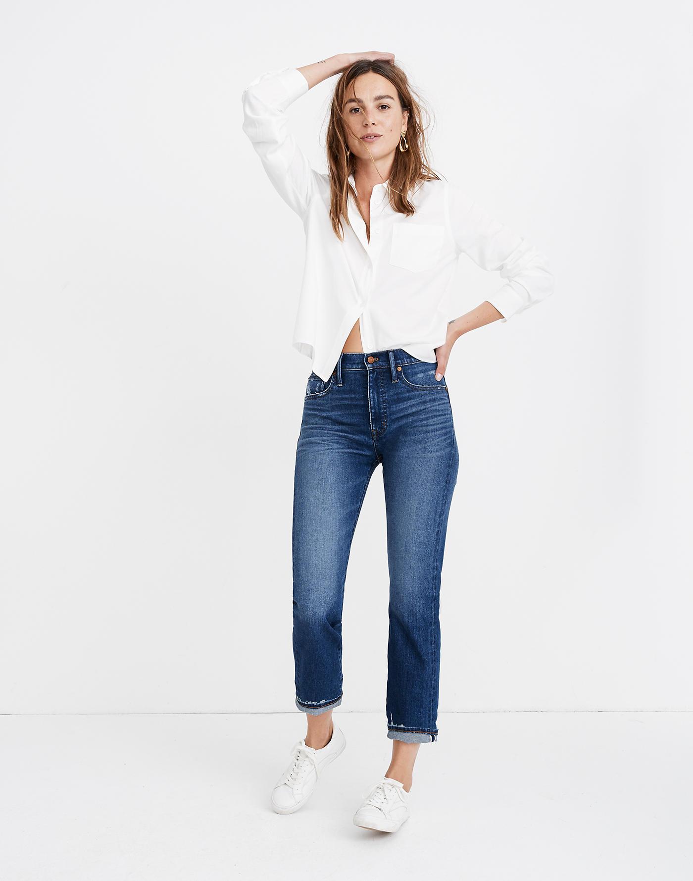 Madewell Denim Tall Classic Straight Jeans: Selvedge Edition in Blue - Lyst