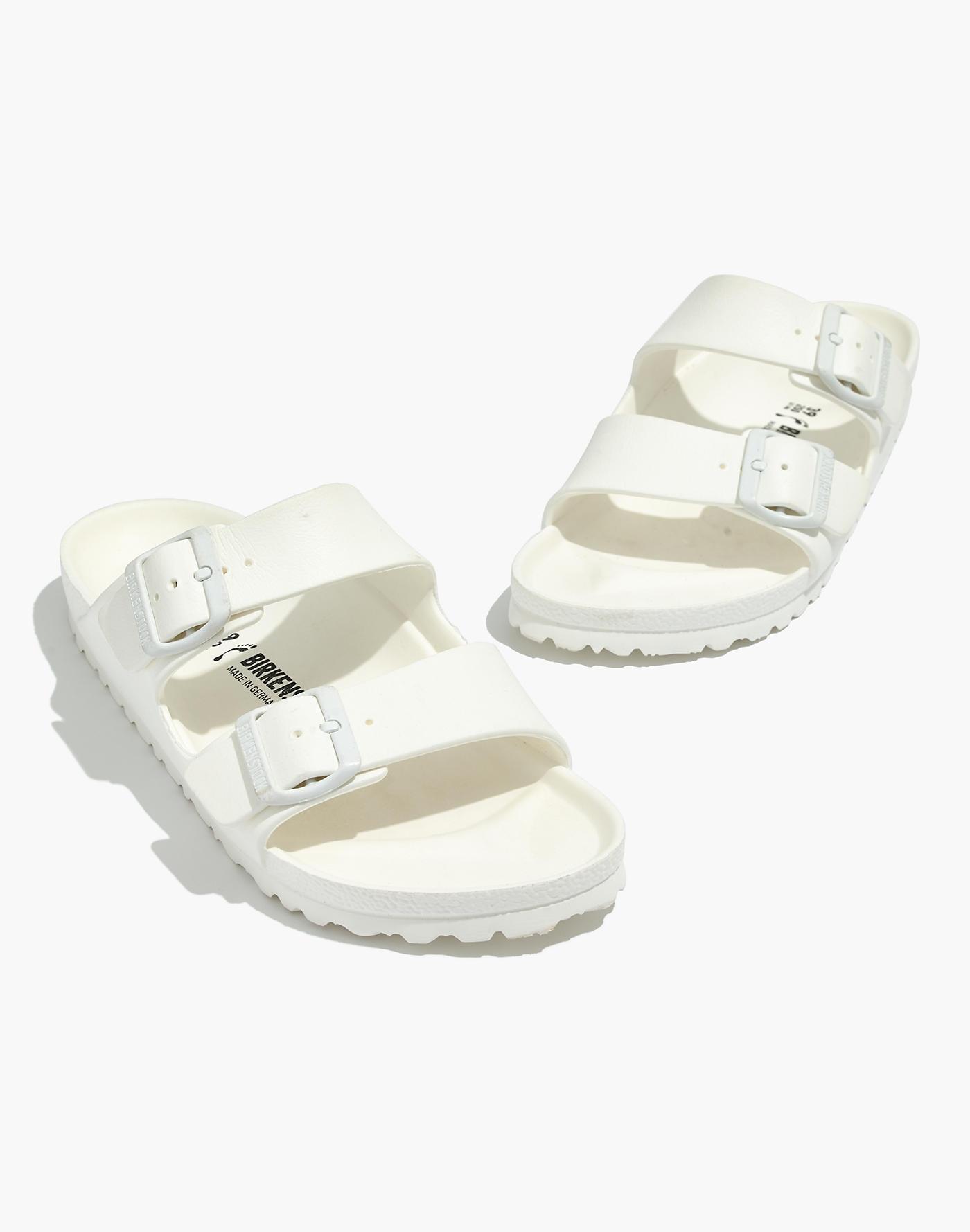 birkenstock eva sandals white