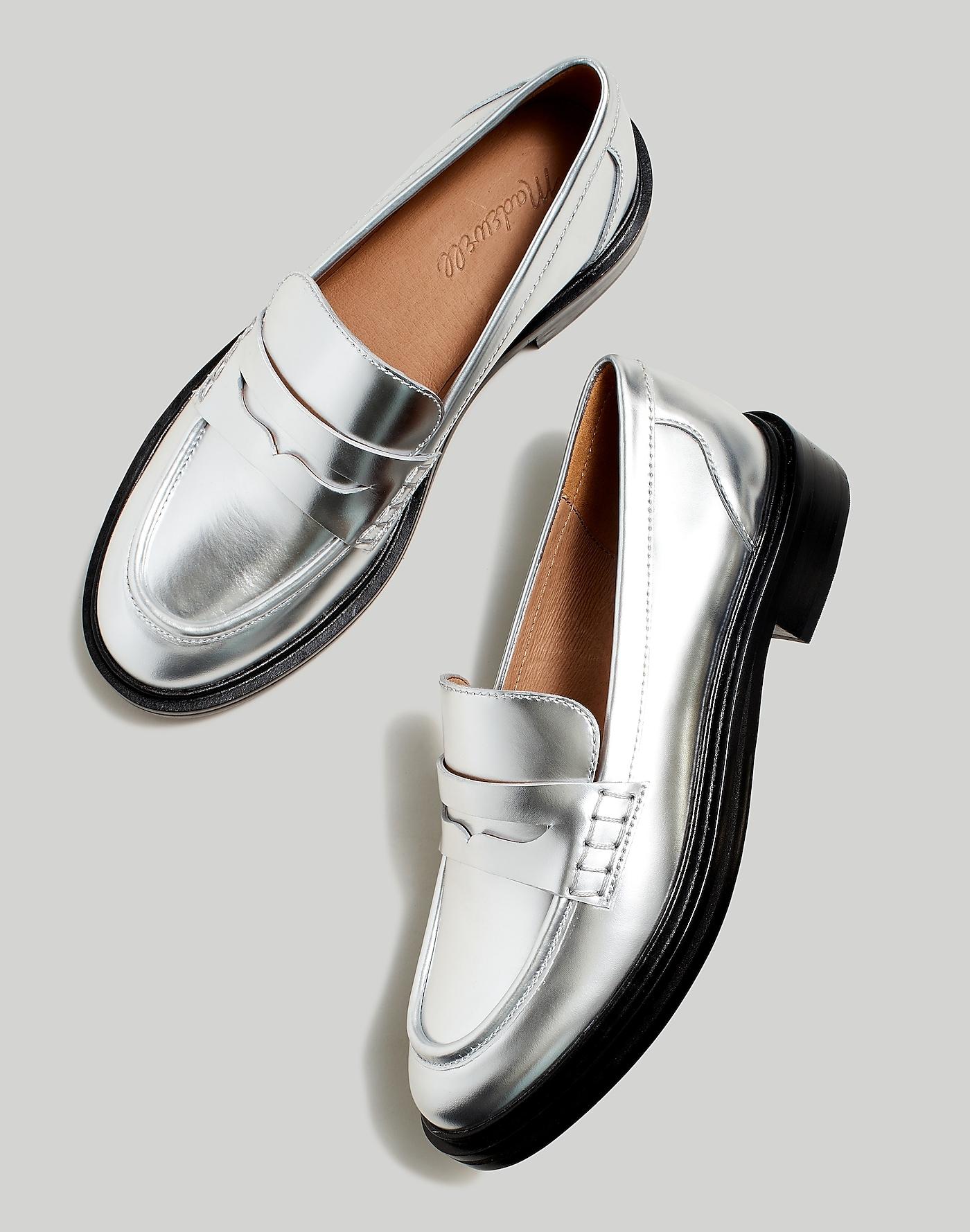 MW The Vernon Loafer In Specchio Leather in Metallic | Lyst