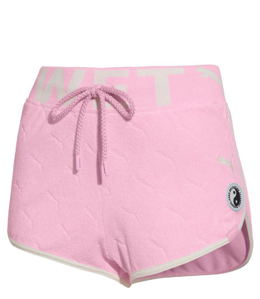 pink terry cloth shorts