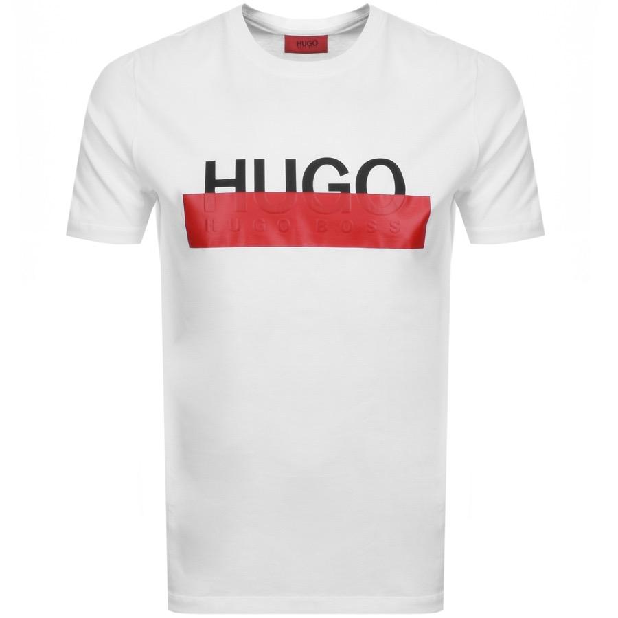 hugo white t shirt