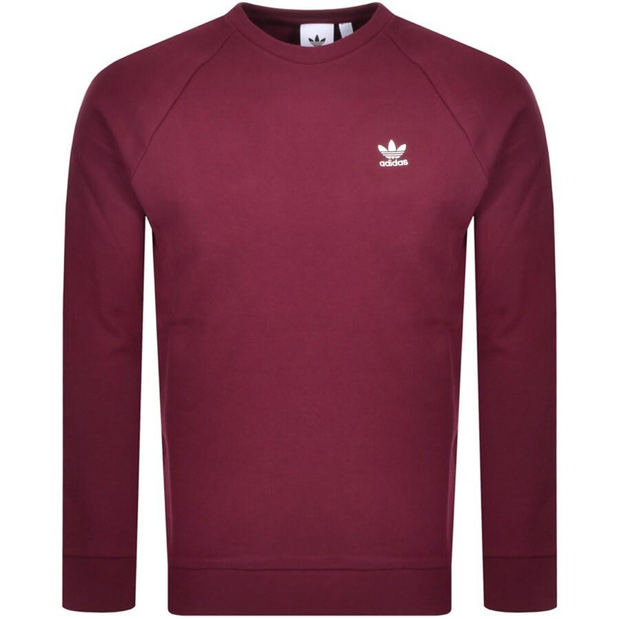 burgundy adidas sweatshirt