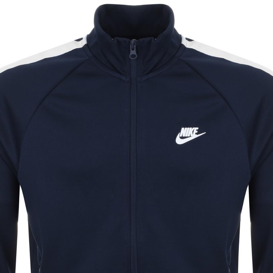 nike blue tracksuit top