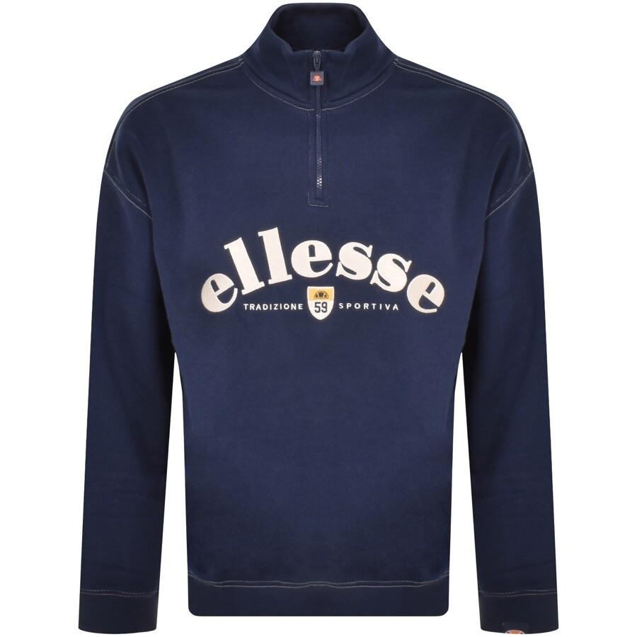Ellesse Roane Quarter Zip Sweatshirt in Blue for Men | Lyst