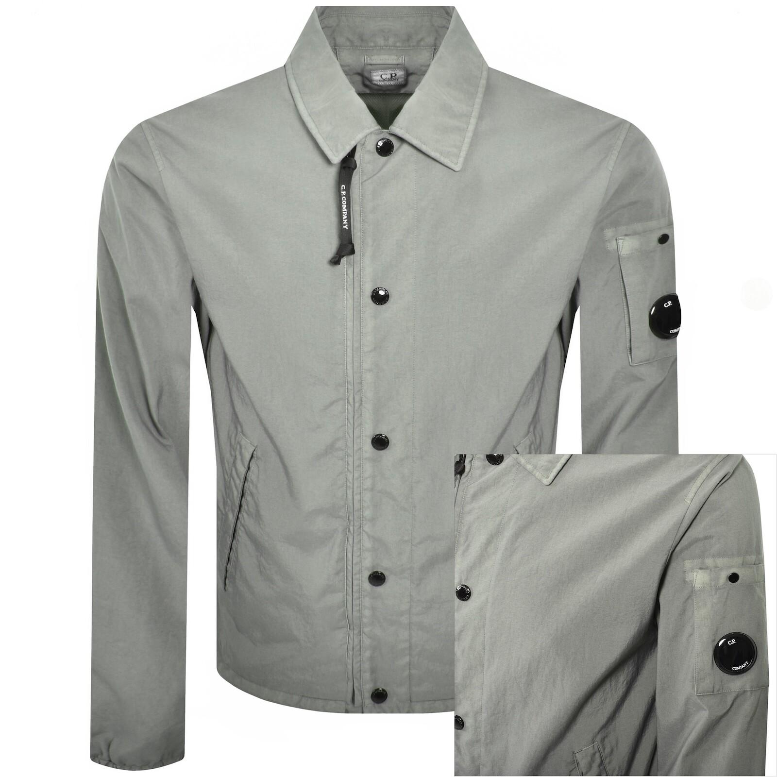 C.P. Company Cp Company Taylon P Zipped Overshirt in Grey for Men 