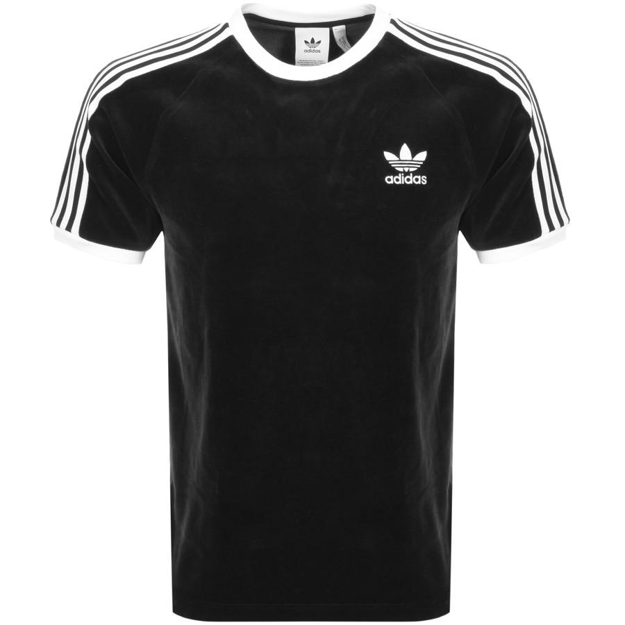 adidas velour t shirt