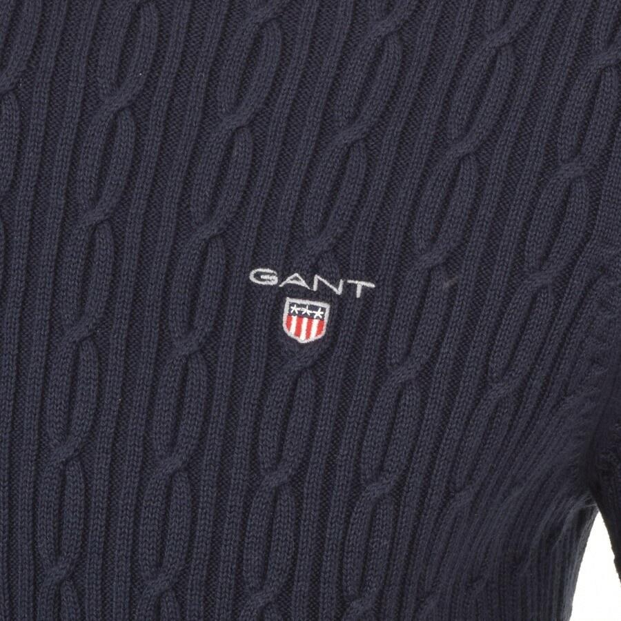 GANT Cotton Half Zip Knit Jumper in 
