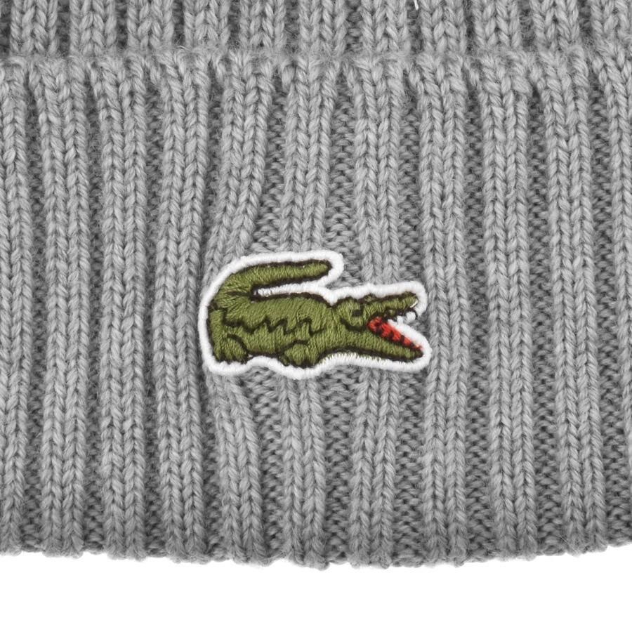 lacoste grey beanie