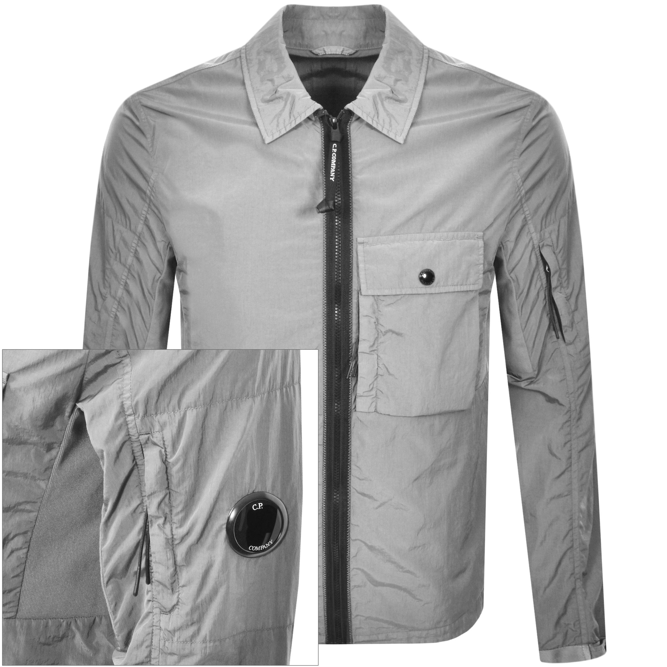 C P Company Synthetic Cp Company Long Sleeved Full Zip Overshirt in ...