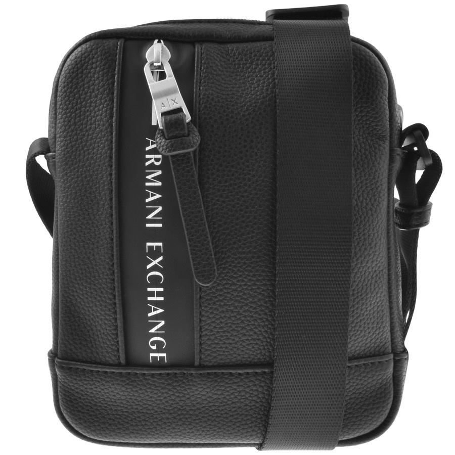 Armani Exchange Logo Messenger Bag in Black for Men Lyst