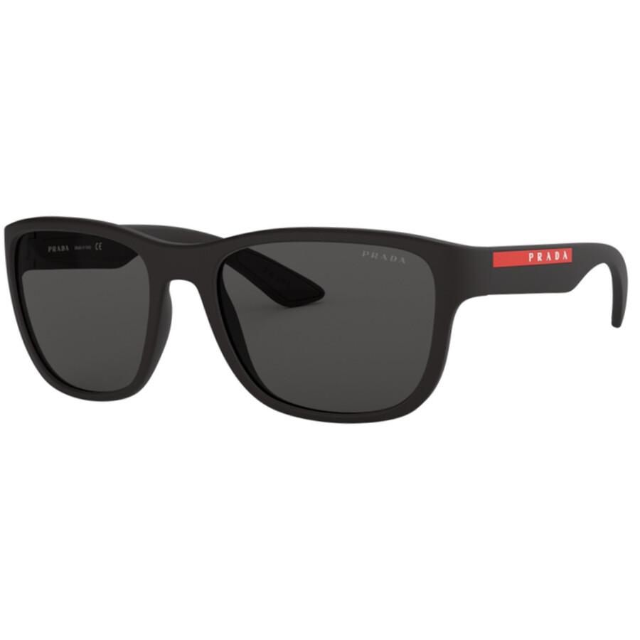 Prada Linea Rossa 0ps01us Sunglasses in Black for Men | Lyst