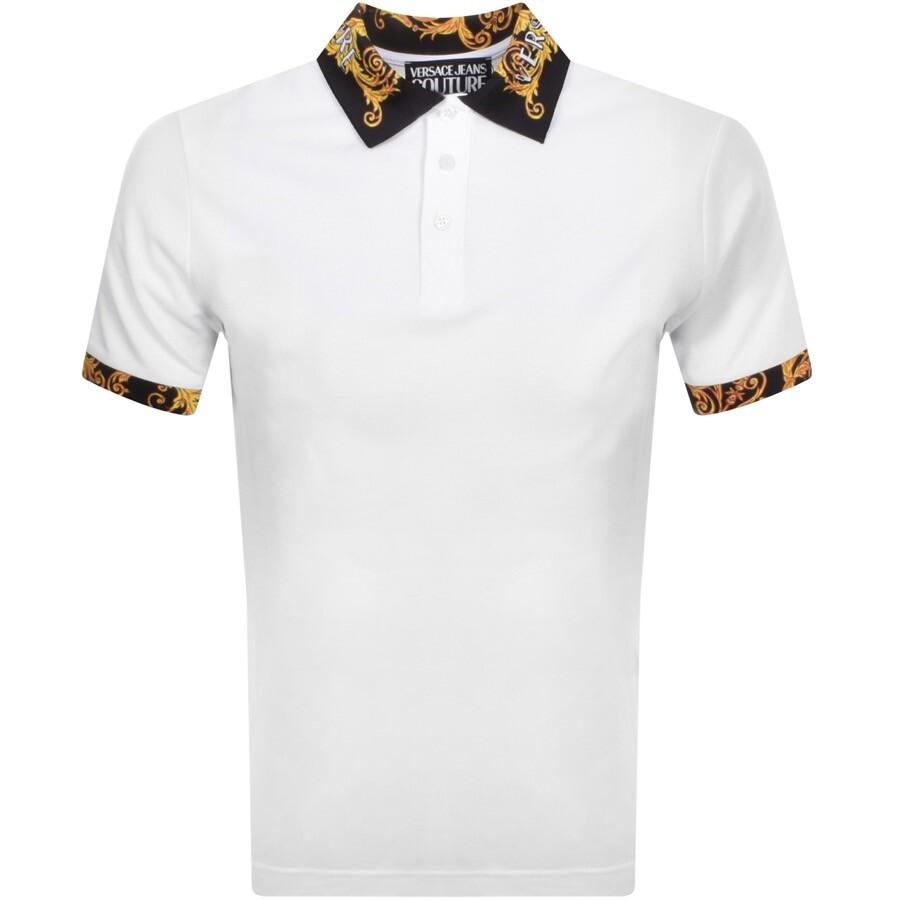Versace Jeans Couture Couture Polo T Shirt in White for Men | Lyst