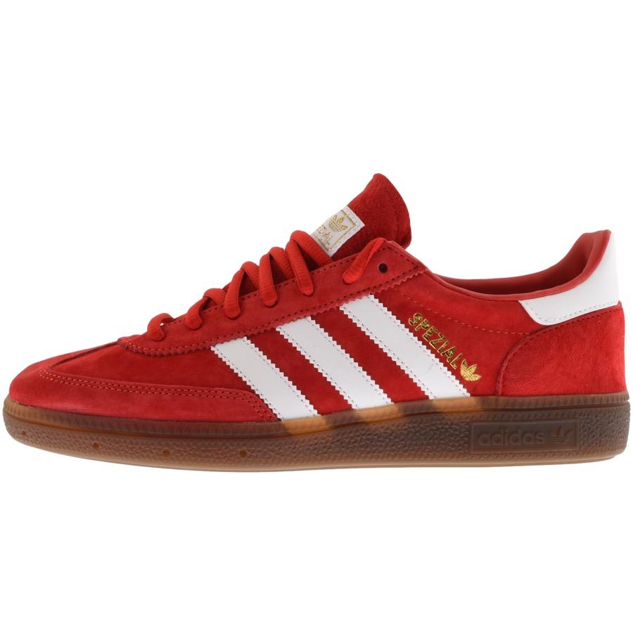 adidas Originals Lace Handball Spezial Trainers in Red for Men - Lyst