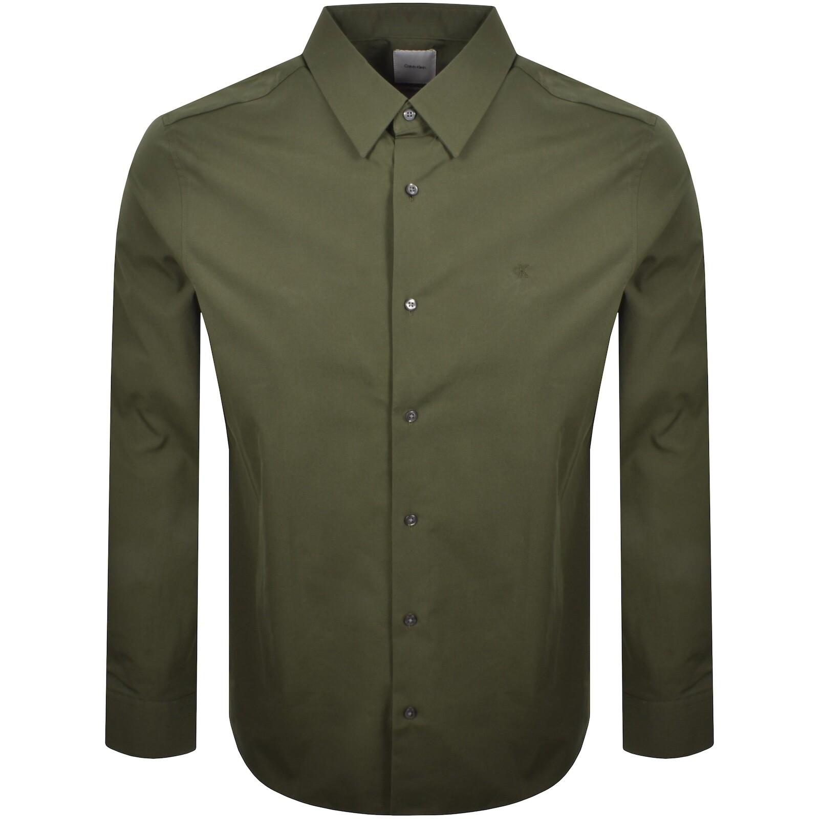 Green Calvin Klein Shirts for Men | Lyst