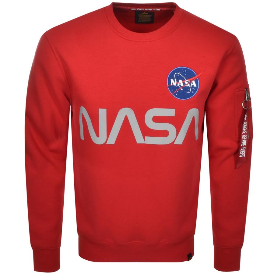 red nasa jumper