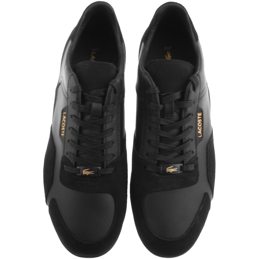 Lacoste Lace Hapona Trainers in Black for Men - Lyst